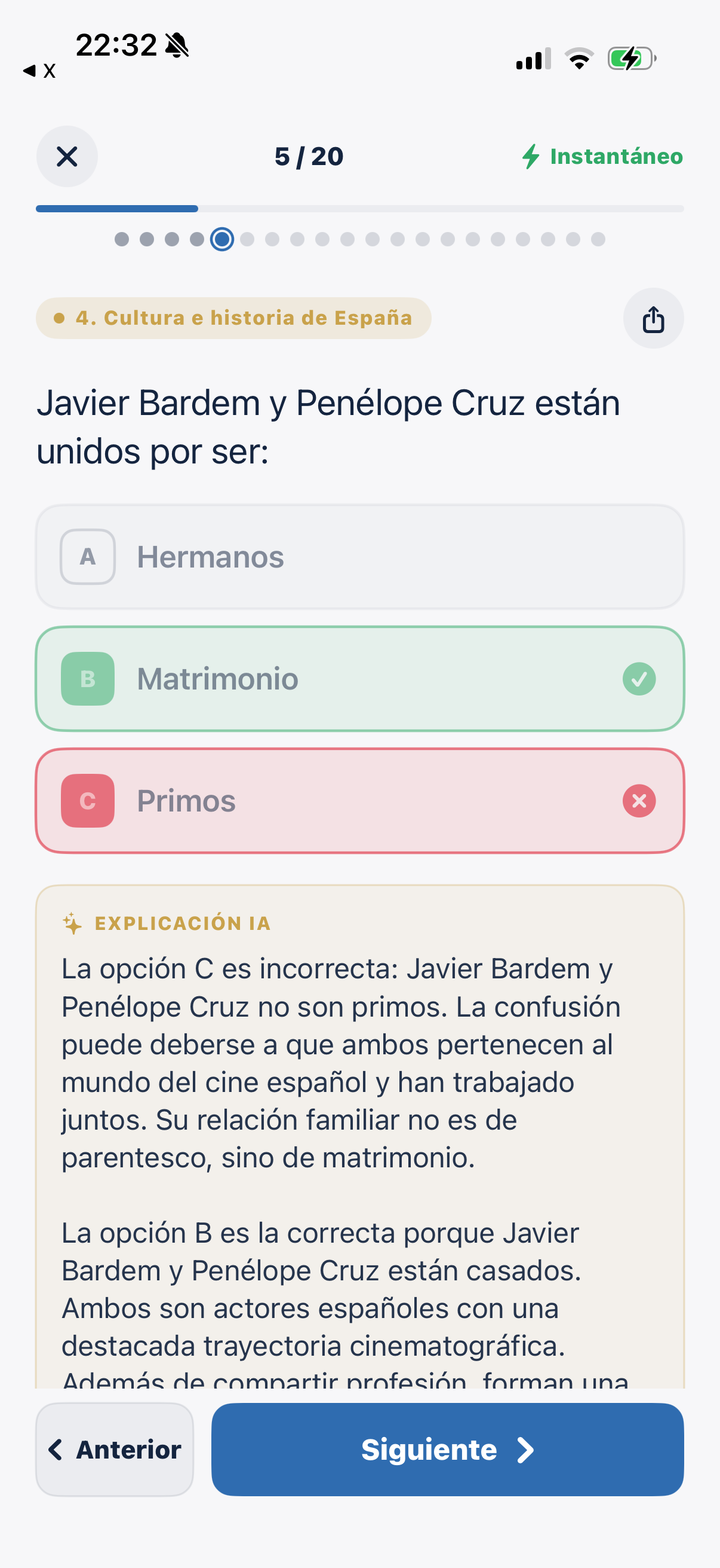 Temario con las 5 tareas del examen