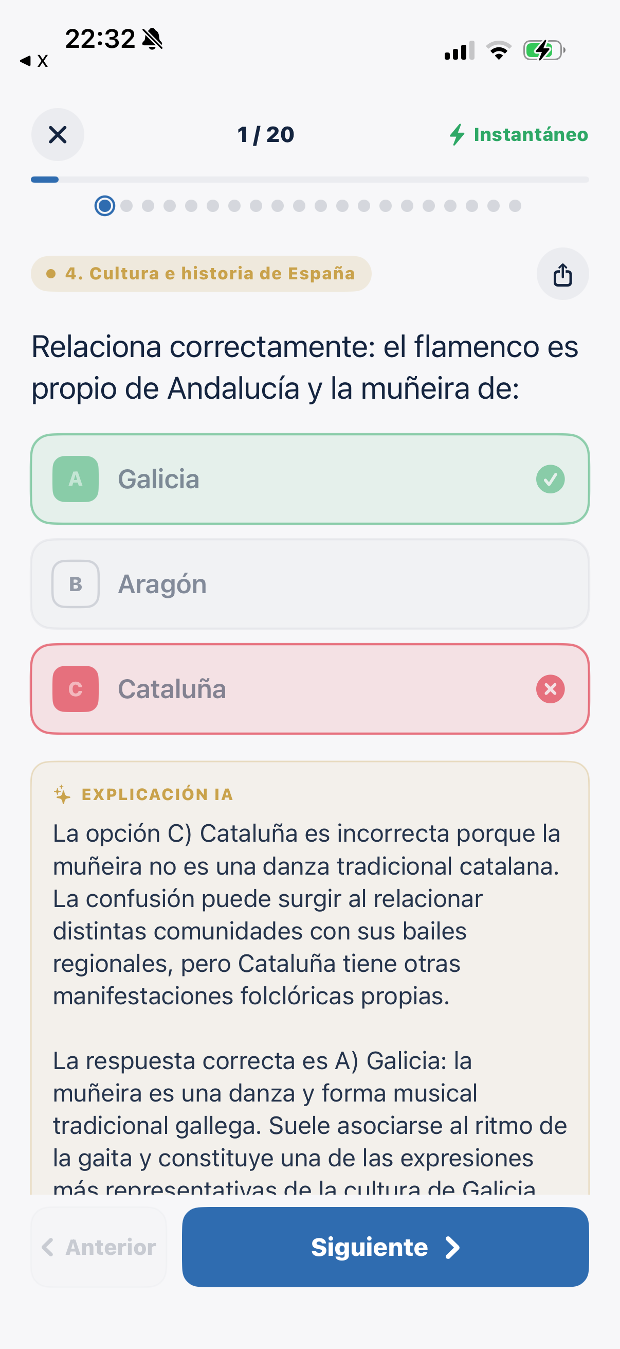 Explicación con IA de una pregunta de cultura